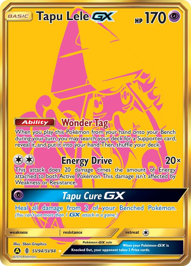 Hidden Fates Tapu Lele Pokémon card